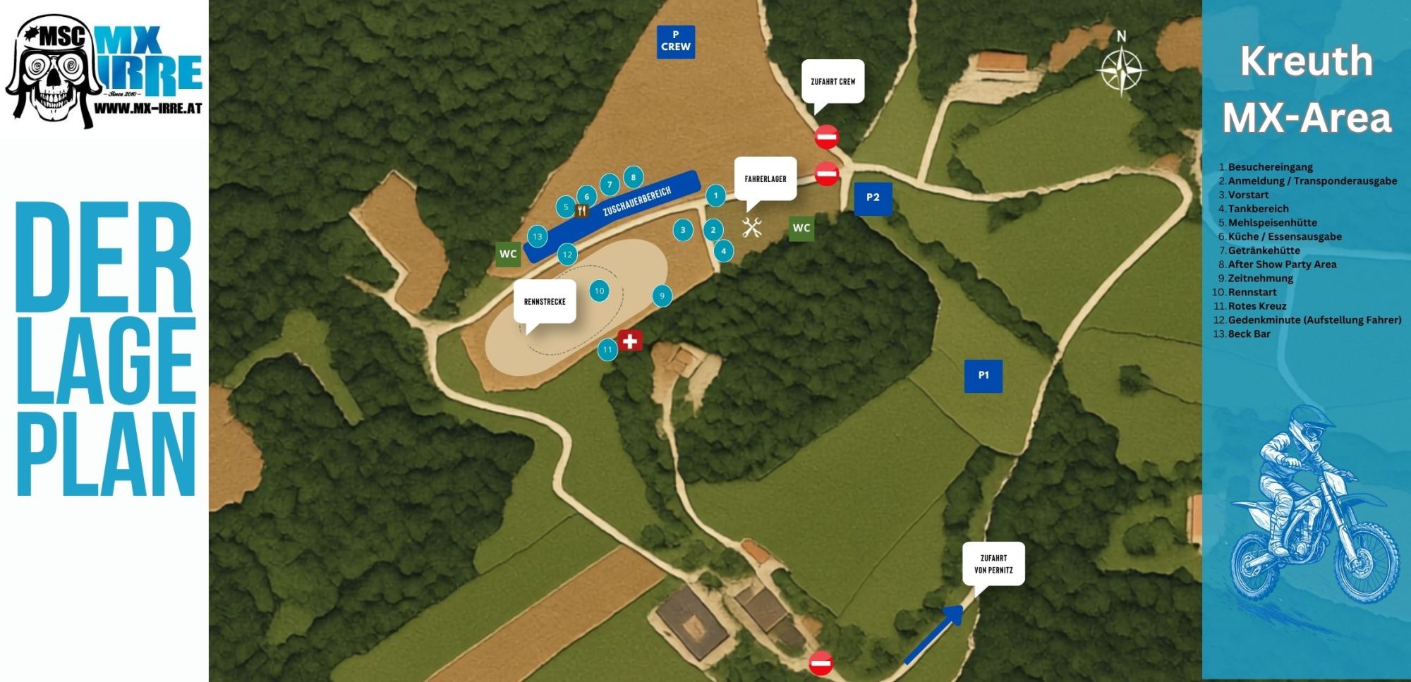 Lageplan Wiesencross 2026