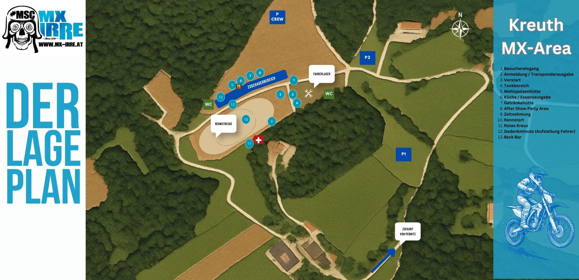 Lageplan Wiesencross 2026
